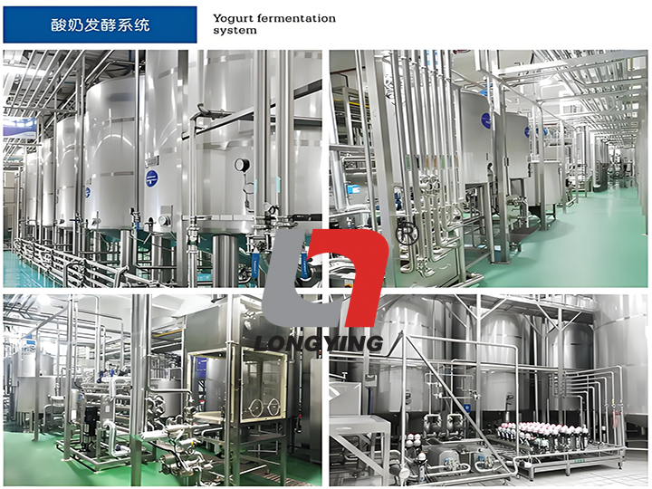 龙应乳制品生产线