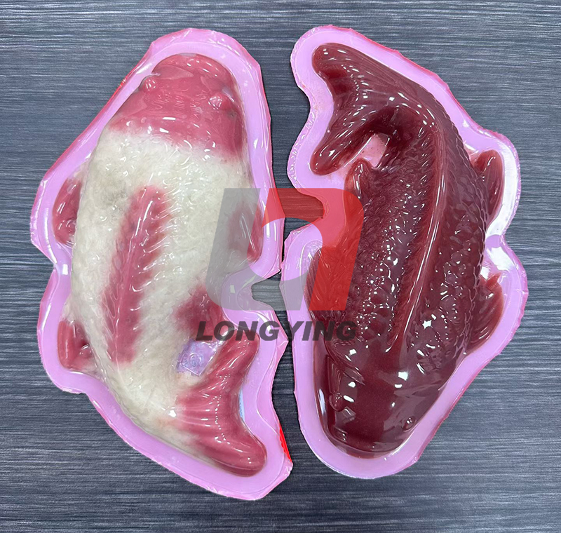 龙应鱼型全自动灌装充填封口一体机 山楂糕 八宝饭