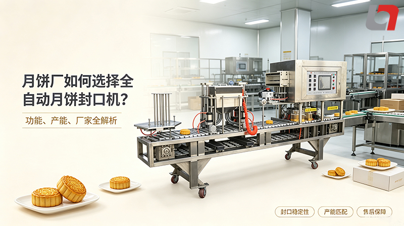月饼厂如何选择全自动月饼封口机？功能、产能、厂家全解析